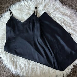 abercrombie black slip dress
